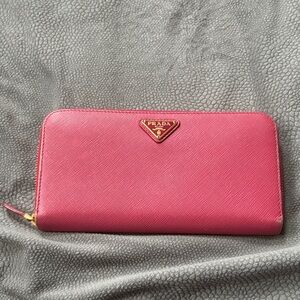 Prada Fuchsia Wallet